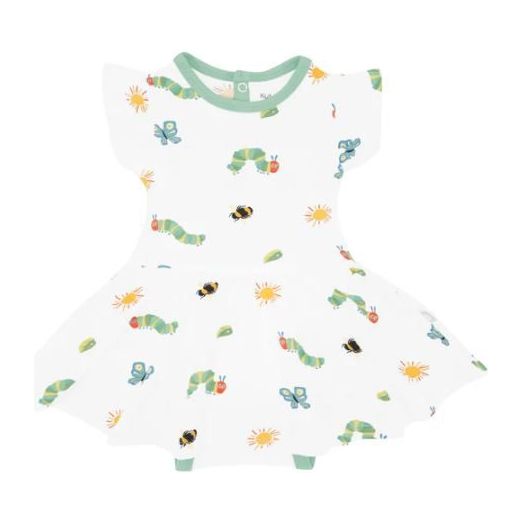 Kyte Twirl Bodysuit Dresses Bodysuit Dress Kyte Baby The Very Hungry Caterpillar 0-3M