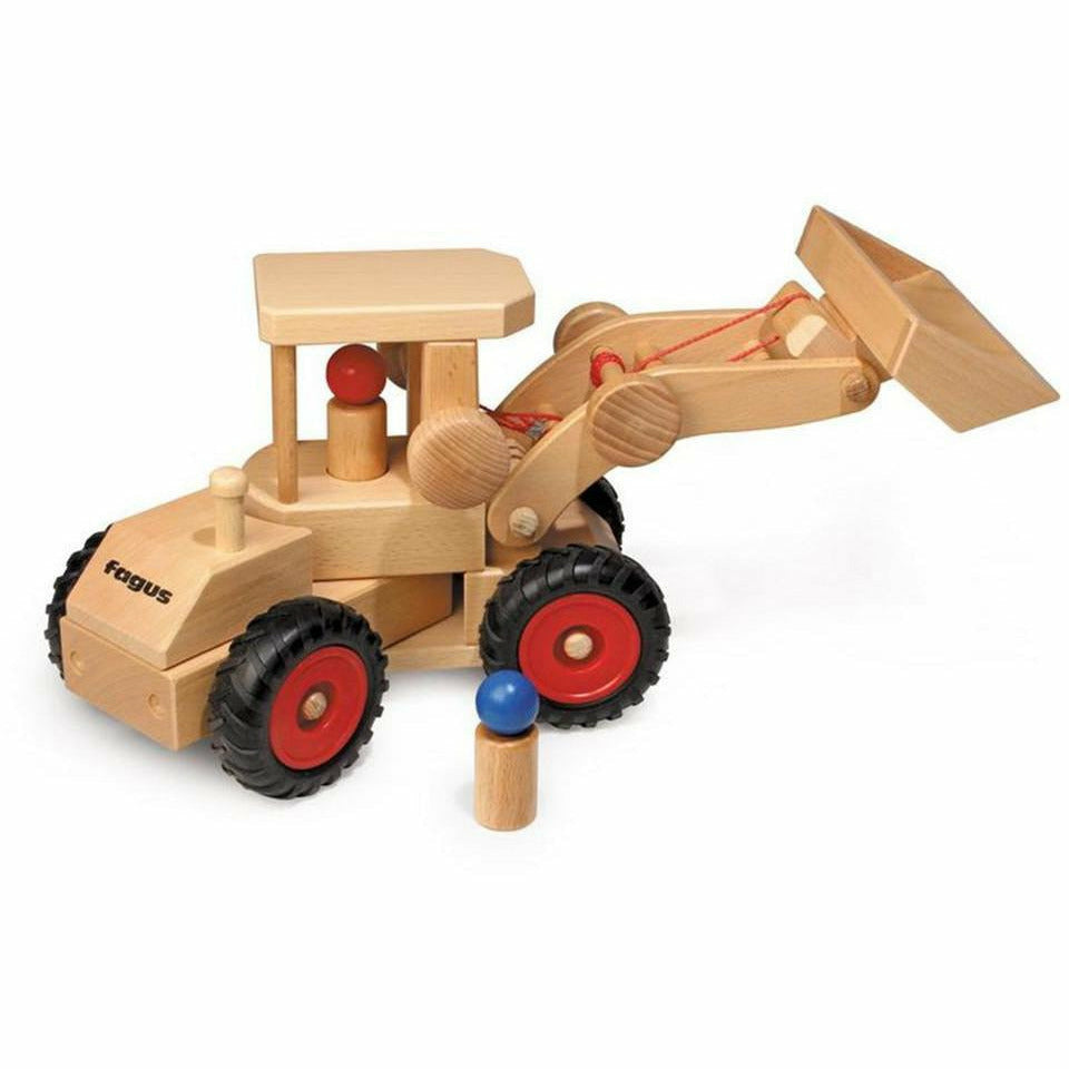 Fagus Front Loader Wooden Toys Fagus