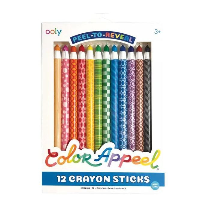 Ooly Color Appeel Crayons-Set of 12 Crayons Ooly