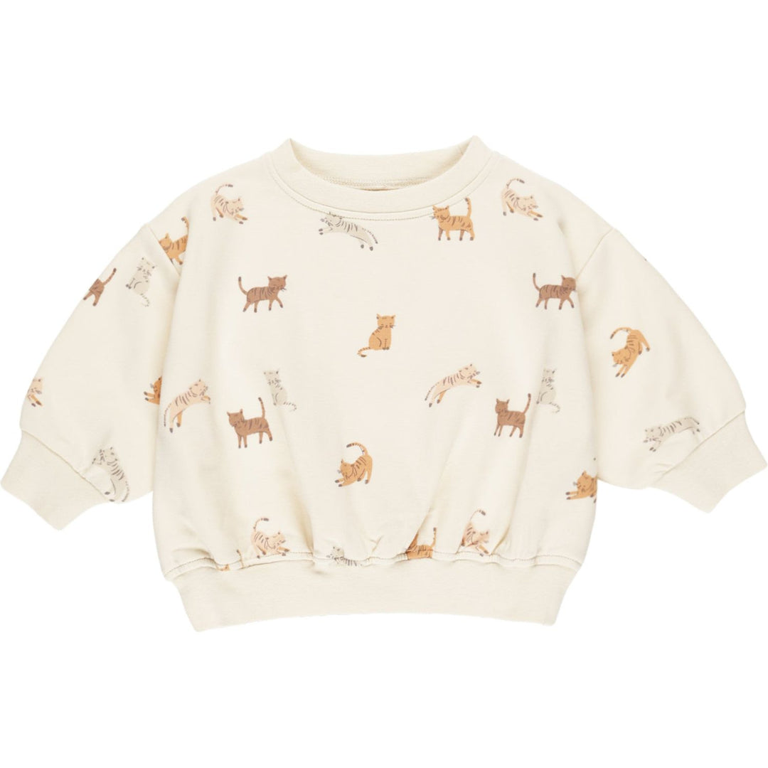 Quincy Mae Relaxed Sweatshirt - Cats Tops & Bottoms Quincy Mae