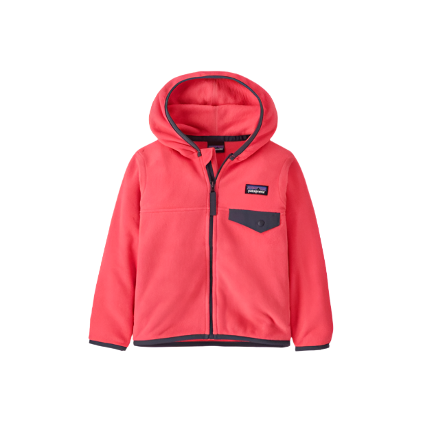 Spring 2025 Patagonia Baby Micro D Snap-T Jacket Baby Jacket Patagonia Sierra Pink 6 Months