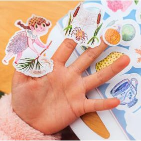 eeBoo Magical Creatures Shiny Stickers Stickers eeBoo   