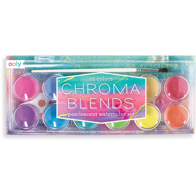Ooly Chroma Blends Watercolor Paint Set: Pearlescent Paint Ooly   
