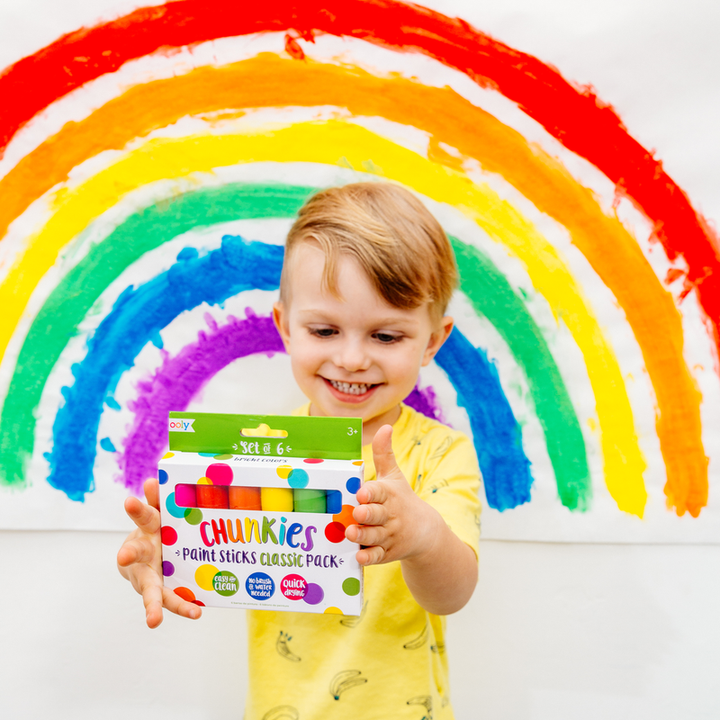 Ooly Chunkies Paint Sticks- Classic Pack: Set of 6 Paint Ooly   