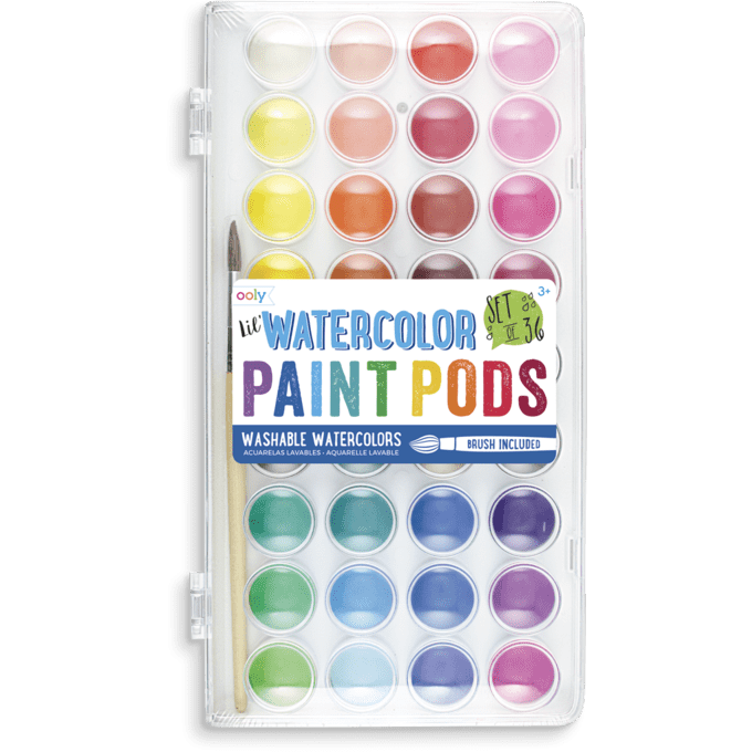 Ooly Lil' Watercolor Paint Pods: Set of 36 Paint Ooly   
