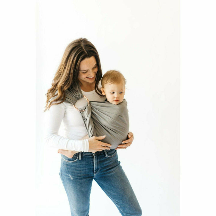 Kyte Linen Ring Sling Baby Carriers Kyte Baby Birch  