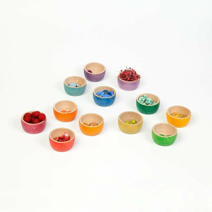 Grapat 12 Bowls Wooden Toys Grapat   
