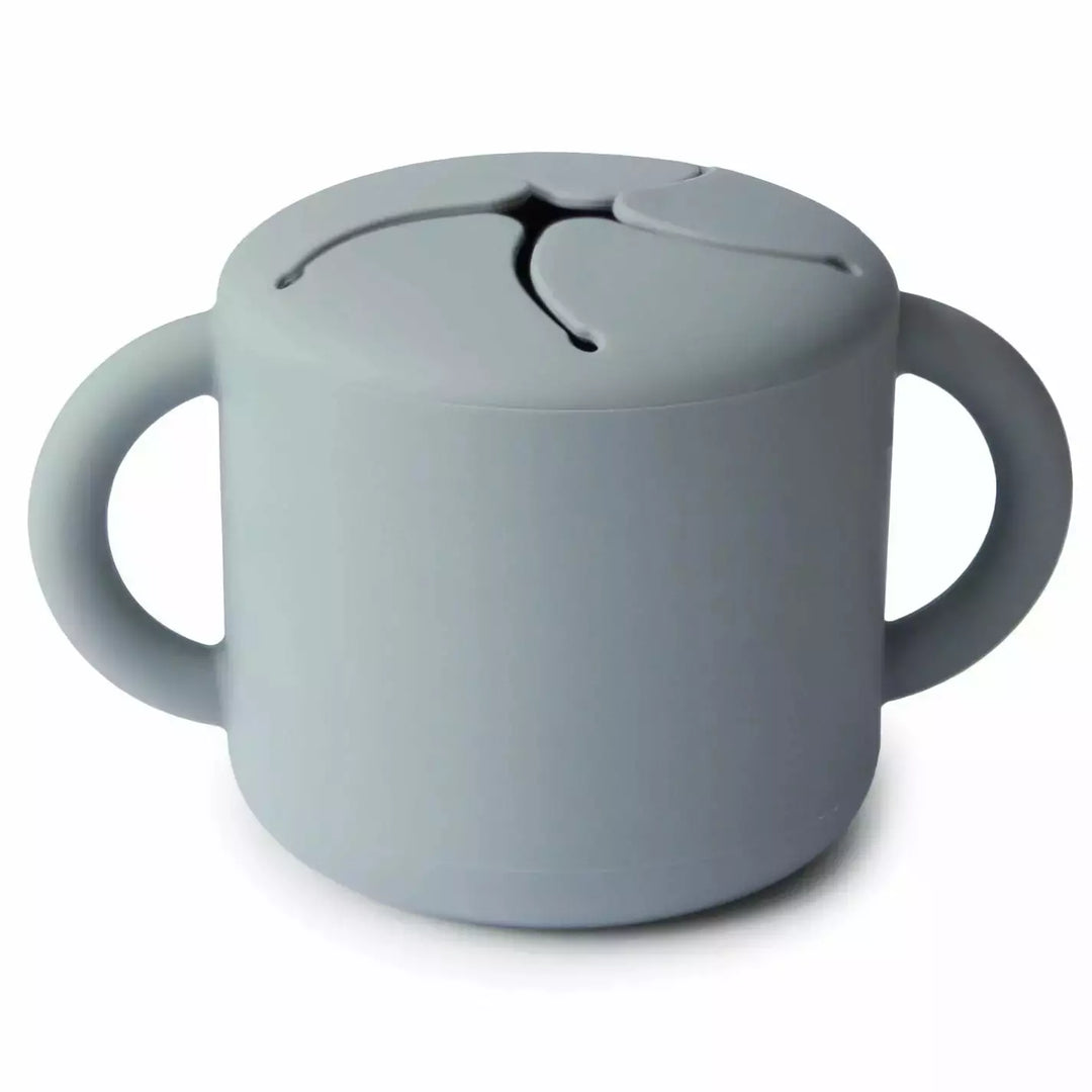 Mushie Snack Cup Mealtime Mushie Stone  