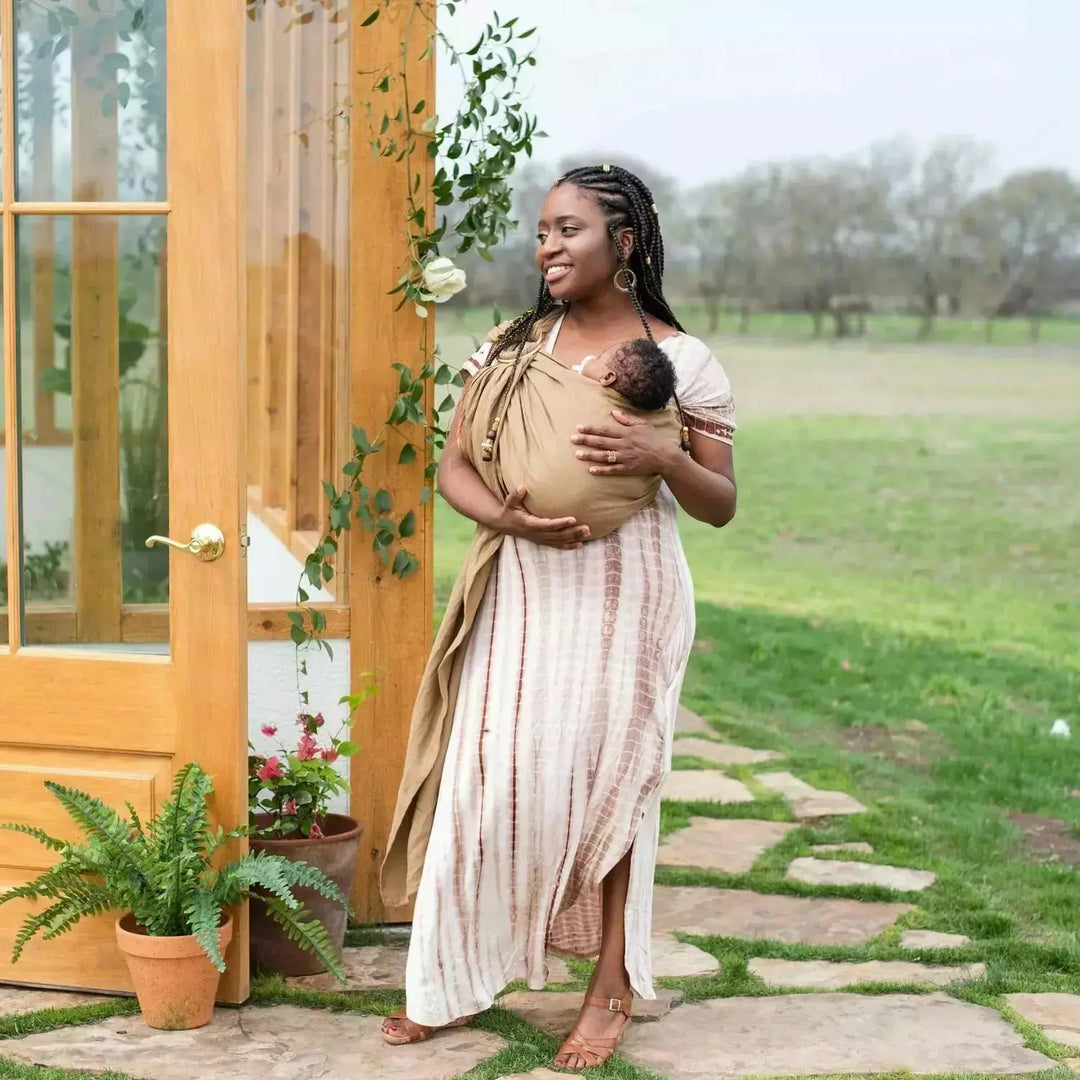 Kyte Linen Ring Sling Baby Carriers Kyte Baby Acorn  