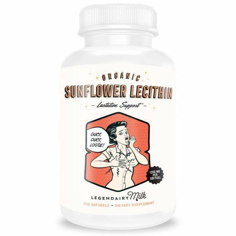Legendairy Milk - Organic Sunflower Lecithin 200 caps Supplements & Remedies Legendairy Milk   